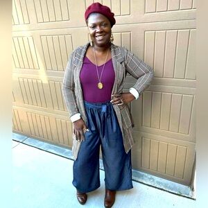 EUC Lularoe Dianne Paper Bag Wide-Leg Pants